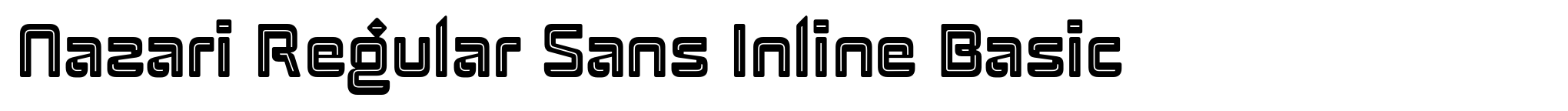 Nazari Regular Sans Inline Basic image